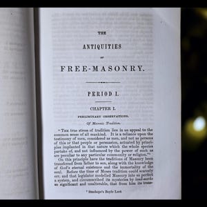 1855 Masonic Book Occult Enoch Secret Society Druid Antique Freemasonry Mythology Illuminati genre