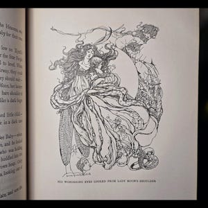 1910 Star People Fairy Tale Book Zodiac Astrology Antique Greek Mythology Book Astronomy Magic Art Artwork
