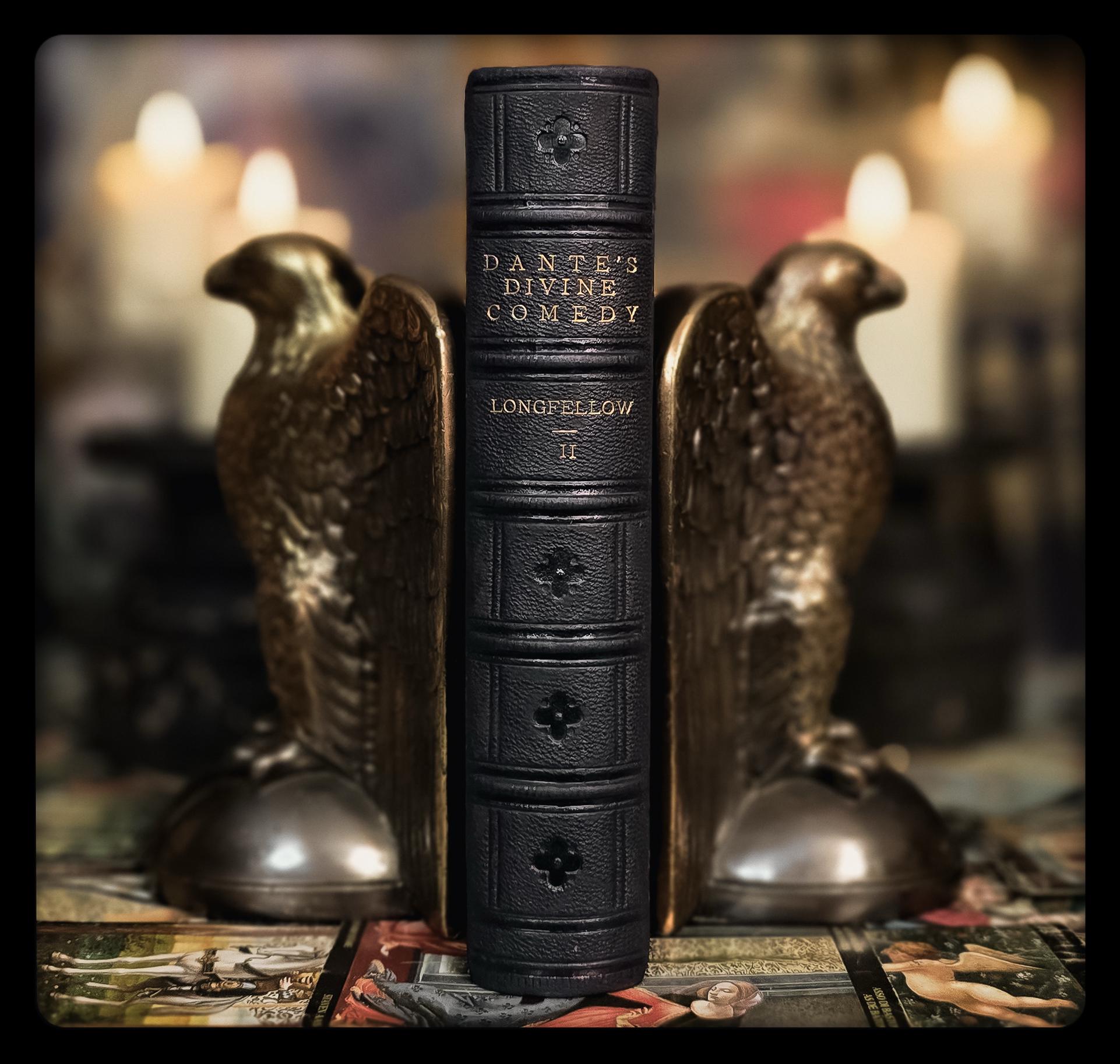 新品未使用 Boards Of  Inferno ノベルティ 1882 Dante's Purgatory: Antique Leather-bound Divine Comedy - Etsy