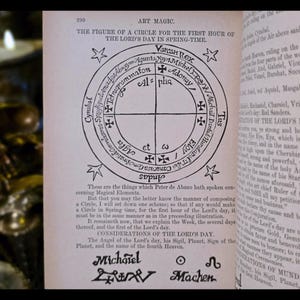 1898 Art Magic Spiritism Occult Book Witchcraft Freemasonry Astrology Magic Grimoire