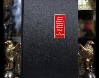 Secret Teachings Illuminati Freemasonry Occult Book Witchcraft Rosicrucian Manly P Hall Hardcover Sorcery