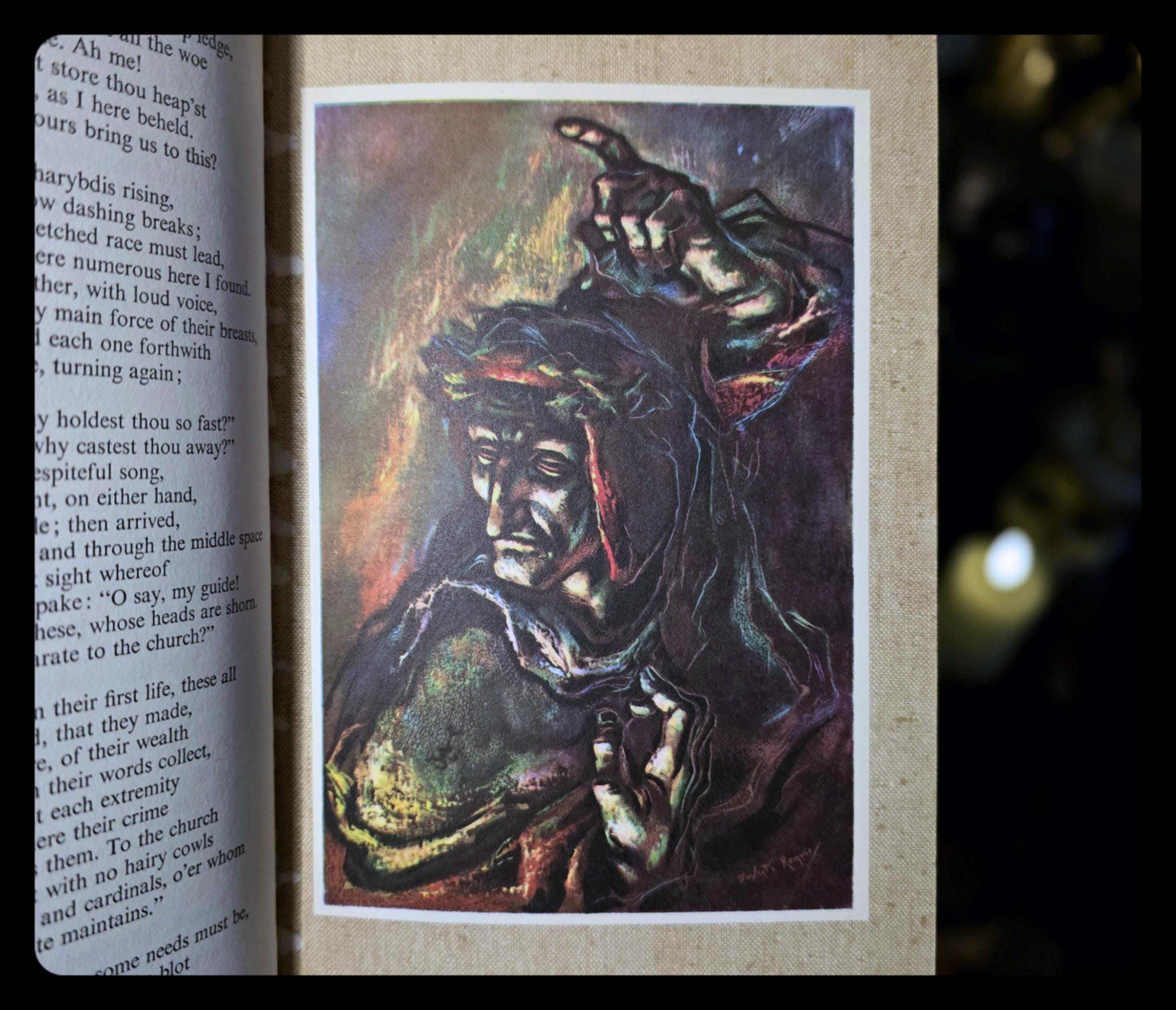 1947 Dante's Divine Comedy Book, Illustrated Vintage Edition - Etsy