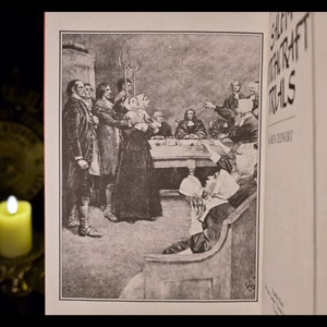 SALEM WITCHCRAFT Book Witch Trials of 1692 Sorcery The Supernatural Ghosts Witches Vintage Witchcraft Book