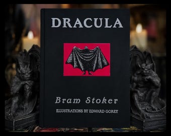 Dracula 1st Edition, Edward Gorey Art, Gothic Horror Vampire Novel