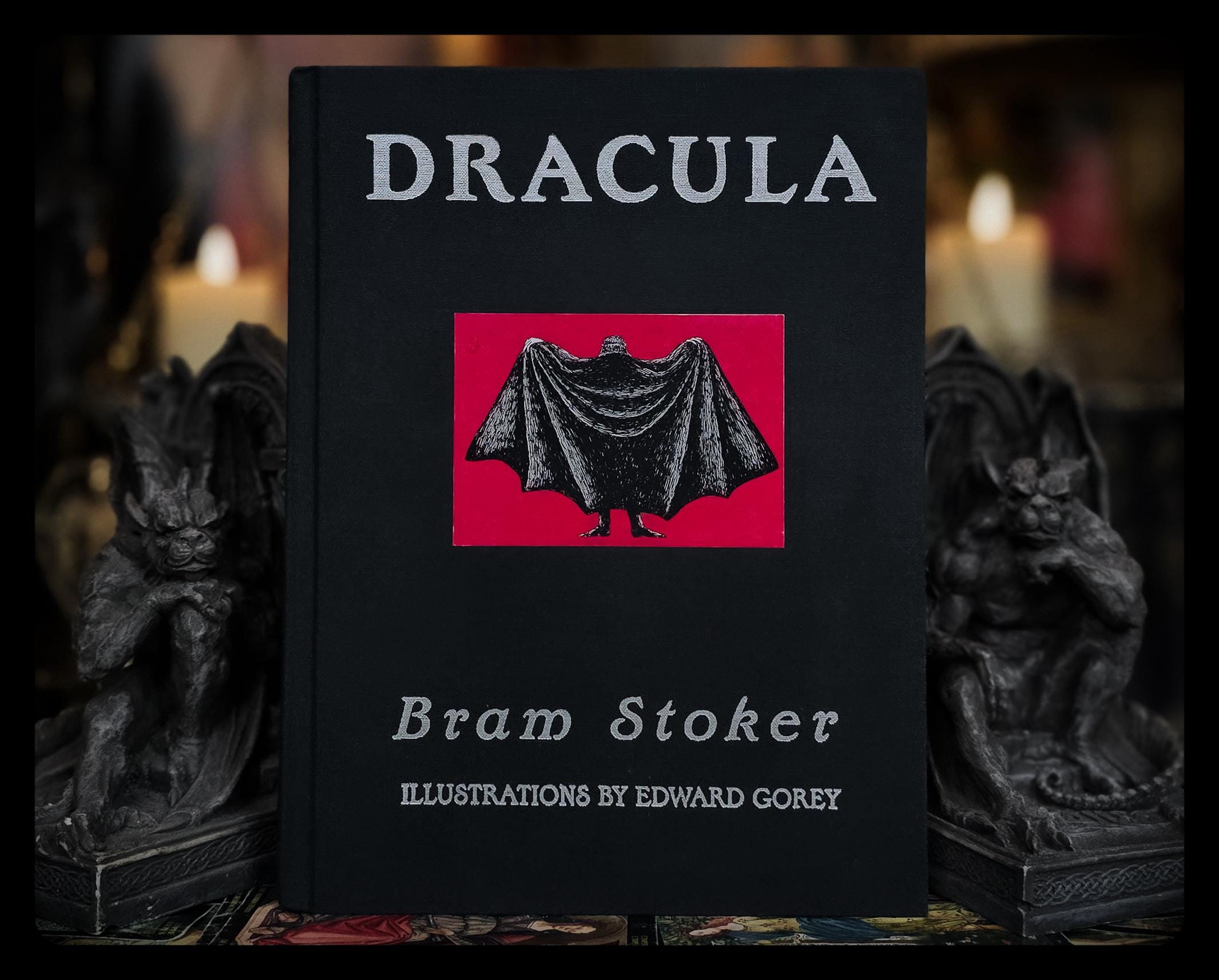 Dracula 1st Edition, Edward Gorey Art, Gothic Horror Vampire Novel
