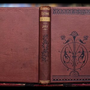 1895 Spiritual Book Enoch Signed Bible Genre Christian Jesus Entire Sanctification Rev W. Jones