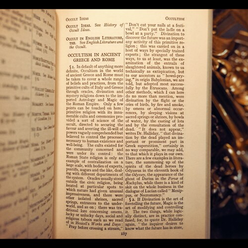THE OCCULT Astrology Divination Witchcraft shops Fairies Julian Franklyn Dictionary of the Occult