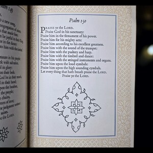 Book of Psalms King James Bible Old Testament Psalter Jesus Christ Christian Catholic Spiritual