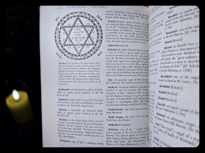 Book of Angels Occult Grimoire Book Magic Spells Metaphysical Angel Astrology
