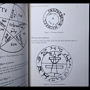 Lesser Key of Solomon Occult Grimoire, Magick Book Necromancy Witchcraft