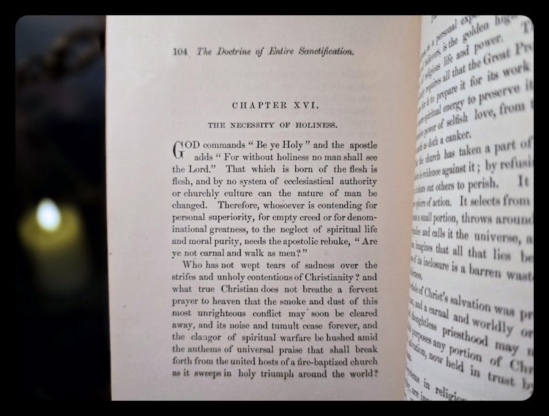 1895 Spiritual Book Enoch Signed Bible Genre Christian Jesus Entire Sanctification Rev W. Jones