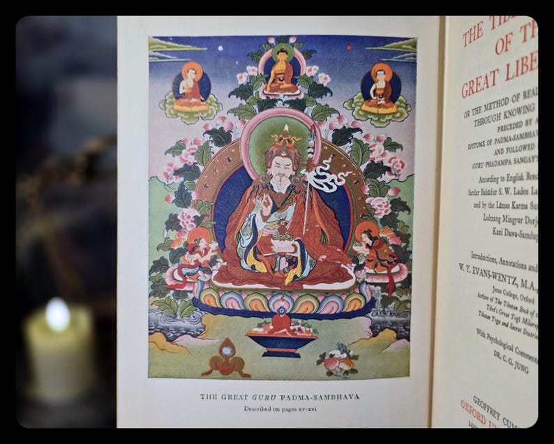 1954 Tibetan Book of Liberation Astrology Metaphysical Self Help Buddhism Occult