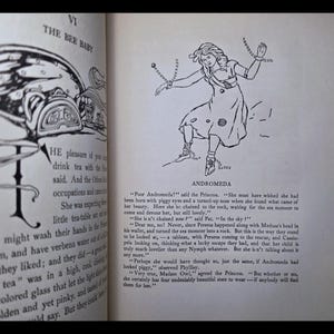 1910 Star People Fairy Tale Book Zodiac Astrology Antique Greek Mythology Book Astronomy Magic Art Artwork