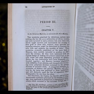1855 Masonic Book Occult Enoch Secret Society Druid Antique Freemasonry Mythology Illuminati genre
