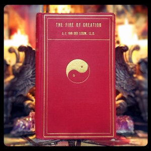 1924 Fire of Creation Book Alchemy Metaphysical Book Kundalini Book Freemasonry Book Masonic Occult Book Esoteric Gift Magic