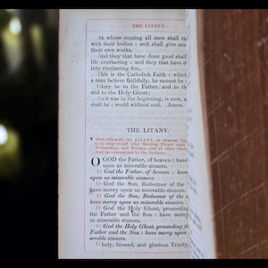 1849 Holy Prayer Book Old New Testament Spiritual Antique Catholic Christian Book Psalms
