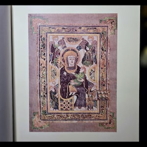 Illuminated Book of Kells Celtic Art Spiritual Book Religious Bible Jesus Christ