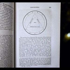 1855 Masonic Book Occult Enoch Secret Society Druid Antique Freemasonry Mythology Illuminati genre