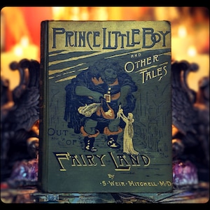 1887 FAIRY LAND Fairy Tale Book Magic Prince Little Boy Giants Mythology Antique Vintage Art Artwork Gift Victorian Era