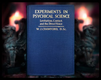 1919 Psychic Science Book: Metaphysics, Seance, Spirit Communication
