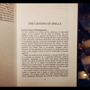 CASTING SPELLS Occult Book Witchcraft Occult Science Grimoire Necromancy Metaphysical Magic Sorcery