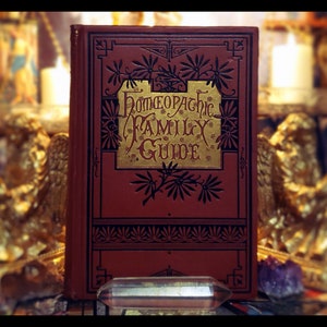1921 HOMEOPATHIE KRUIDENMIDDELEN &quot;Schaarse&quot; apotheek homeopathische kruidengeneeskunde plantkunde boek vintage antiek botanisch