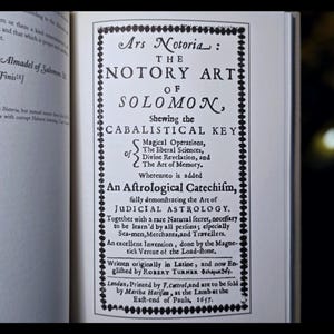Lesser Key of Solomon Occult Grimoire, Magick Book Necromancy Witchcraft