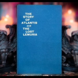 1962 ATLANTIS & LOST LEMURIA Clairvoyance Metaphysics &quot;Very Rare&quot; Mythology Antique Vintage Atlantis Mu Book Metaphysical Occult Book
