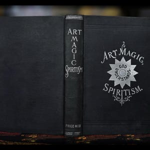 1898 Art Magic Spiritism Occult Book Witchcraft Freemasonry Astrology Magic Grimoire
