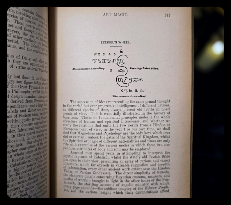 1898 Art Magic Spiritism Occult Book Witchcraft Freemasonry Astrology Magic Grimoire