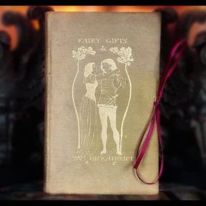 1895 FAIRY GIFTS Fairy Tale Book Antique Vintage Fairy Book &quot;Rare&quot; Mythology Book Giants Monsters Fairies Fairy Gift Book
