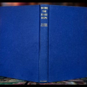 UFO ET BOOK &quot;Inside The Space Ships&quot; Rare Uk Edition Interdimensional beings Aliens Antique Vintage Alien Ufo&#39;s Book Abduction