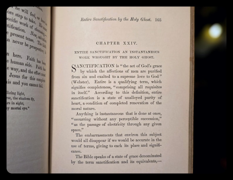 1895 Spiritual Book Enoch Signed Bible Genre Christian Jesus Entire Sanctification Rev W. Jones