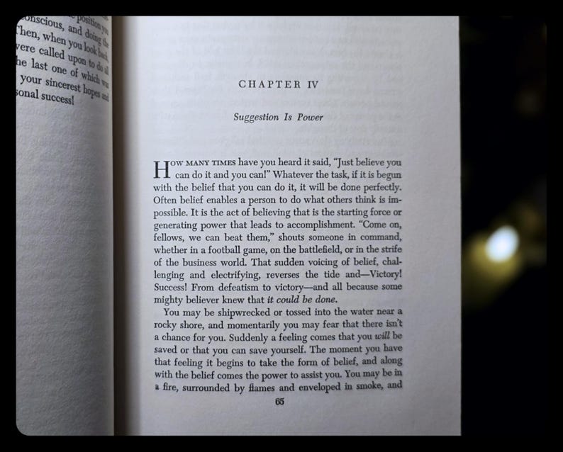 Magic of Believing Occult Metaphysical Book Tesla Vintage Self Help Mental Alchemy Telepathy Rosicrucian Psychology