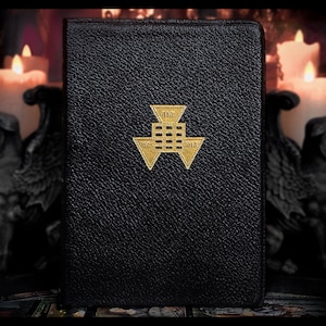 Masonic Temple Bible SIGNED by High Priest All Seeing Eye Book of Moses 33rd Degree Knights Templar Antique Vintage Freemasonry Book Gift