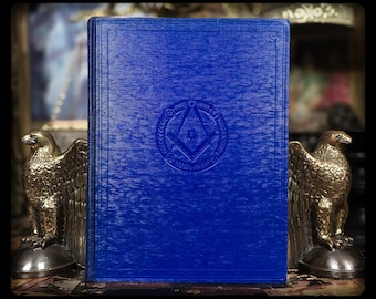 1936 Freemasonry History Medieval Masonry Secret Society Book Masonry Antique Hardcover