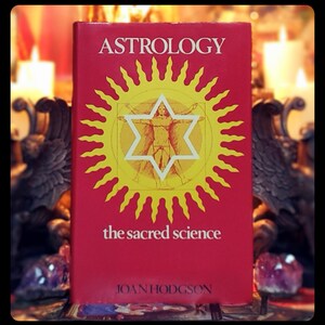 Astrología Adivinación Libro Oculto La Ciencia Sagrada Metafísica Ciencia Cósmica Astrología Lunar Conciencia Esotérica Regalo Vintage