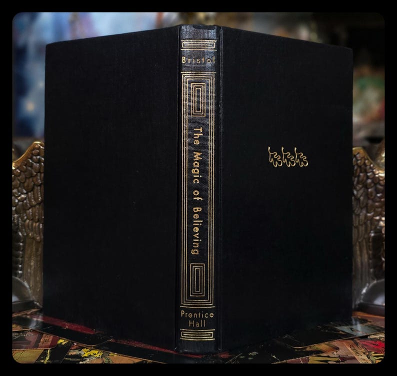 Magic of Believing Occult Metaphysical Book Tesla Vintage Self Help Mental Alchemy Telepathy Rosicrucian Psychology