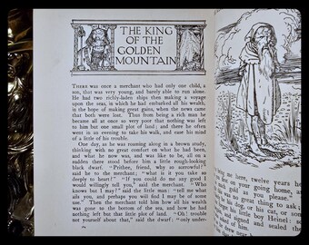 希少な1936年版グリム童話集：イラスト入りアンティーク版 - Etsy 日本