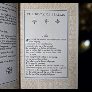 Book of Psalms King James Bible Old Testament Psalter Jesus Christ Christian Catholic Spiritual