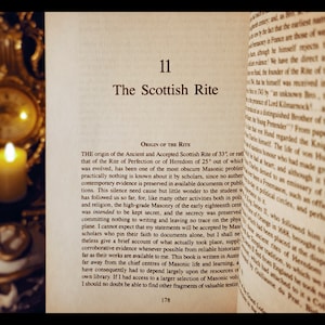 FREEMASONRY Mystic Rites Knights Templar Ancient Egypt Mythology Holy Grail Occult Book Metaphysical Occultism Freemason 33rd Degree