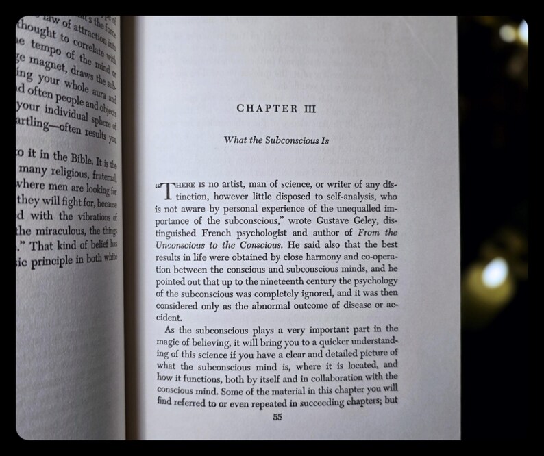 Magic of Believing Occult Metaphysical Book Tesla Vintage Self Help Mental Alchemy Telepathy Rosicrucian Psychology