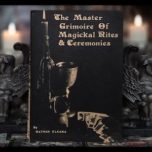 MASTER GRIMOIRE Witchcraft Spell Occult Book of Shadows Necromancy (Rare) Magic Divination Alchemy Witch Cabbala Kabbalah Occultism Gift