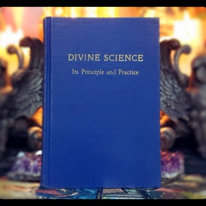 1957 Divine Science Mysticism Metaphysics &quot;Rare 1st Edition&quot; Esoteric Book Antique Vintage Occult Book Metaphysical Book