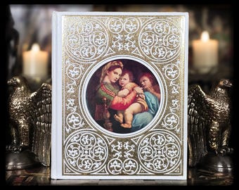Holy Bible Illuminated Renaissance Art Catholic Christian Bible Spiritual Religious Sermon on the Mount