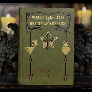 1938 Occult Health and Healing Rosicrucian Metaphysical Book Spiritual Astrology Vintage