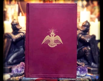 1923年 フリーメイソンリーの書籍 道徳と教義 フリーメイソン アルバート・パイク 秘密結社 イルミナティ 33階級