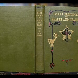 1938 Occult Health and Healing Rosicrucian Metaphysical Book Spiritual Astrology Vintage