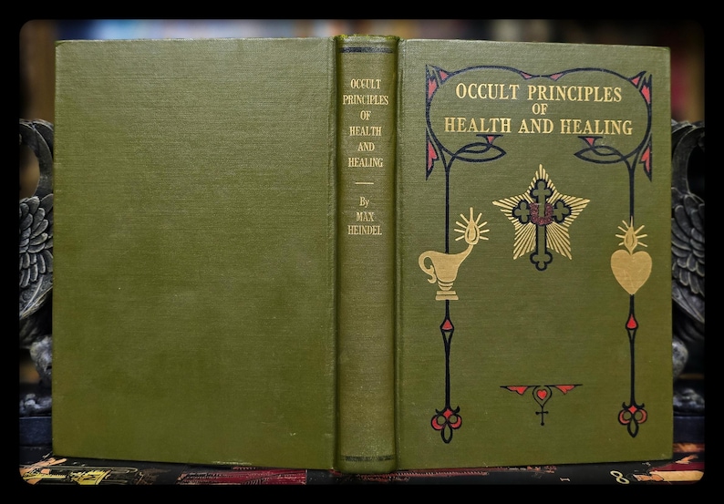 1938 Occult Health and Healing Rosicrucian Metaphysical Book Spiritual Astrology Vintage