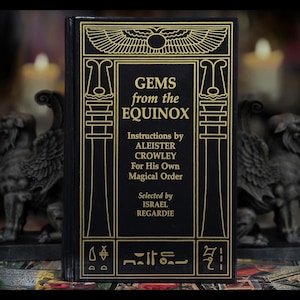 Occult Magic Book Aleister Crowley Equinox Grimoire Metaphysical Esoteric Kabbalah Vintage Alchemy Clairvoyance Blavatsky Israel Regardie
